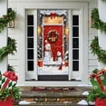 thumbnail image 5 of Dmlowu Christmas Decorations Door Cover - 2025 Holiday Party Christmas Door Cover, 35x73 inch Exquisite Christmas Door Covers Present for Christmas Decorations Indoor & Outdoor, 5 of 7