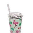 thumbnail image 2 of Mainstays 20oz STAINLESS STEEL TUMBLER Flamingo, 2 of 2
