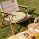 thumbnail image 5 of Floor Cushion for Adults Thick Velvet Floor Pillow Large Ottoman Chair Cushion Soft Mat for Sitting Reading Meditation Living Room Bedroom Decor Yoga Lounge Home Comfort Portable Strap Support, 5 of 7