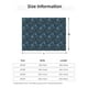 thumbnail image 5 of Fotbe Winter Blue Forest Deer Manta de Franela con Estampado, Manta Ultrasuave para Cama, Sofá, Auto, Hipoalergénica y Antibolitas-40"x30", 5 of 6