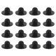 thumbnail image 1 of Uxcell 16 Paquete de Pies de Goma de Reemplazo que se Ajustan a Agujero de 1/4" con Stem Estriado de Ajuste Firme, Pies de Goma para Olla de Cocción Lenta, 1 of 6