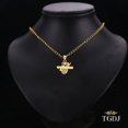 thumbnail image 3 of TGDJ 14K Real Gold I Love Tennis Pendant, 3 of 9