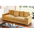 thumbnail image 5 of Modern Corduroy 3-Seater Sofa 220×80×75cm for Living Room, Spacious & Comfortable, 5 of 11