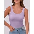 thumbnail image 6 of ANRABESS Womens Sleeveless Scoop Neck Tank Top Ribbed Fitted Summer Basic Slim Cute Tops 2026 Light Purple X-Small, 6 of 8