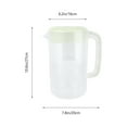 thumbnail image 2 of LOLIPPYY Plastic Drinking Pitcher with Lid and Measuring Scale, 1 Pc, Home Use Beverage Container, 2 of 8