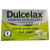 Dulcolax Bisacodyl Usp 10 mg Laxative Suppositories - 28 Ea. 3 Pack
