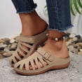 thumbnail image 2 of Dakaela Clogs for Women Mules Shoes Slip on Closed Toe Orthopedic Wedge Sandals Comfortable Summer Casual Walking Platform Slides Size 6-10 Khaki, 2 of 7