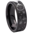thumbnail image 6 of Hour Glass Tungsten Carbide Ring, 6 of 9