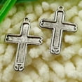 thumbnail image 2 of K-KED 150 Pcs Tibetan Silver Cross Charms Pendant 29X20MM S1683 DIY Delicate Jewelry Making, 2 of 5