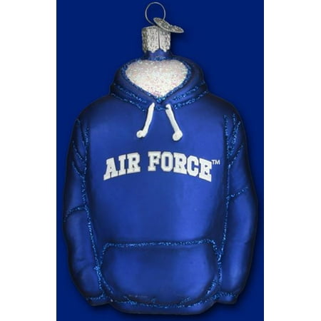Atlanta Falcons Christmas Ornaments Old World Christmas US Air Force Academy Falcons Hoodie Glass Ornament USAF New ()