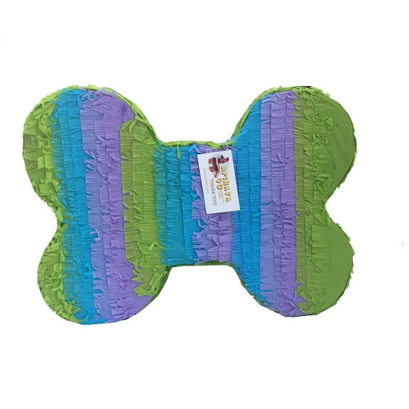 APINATA4U Multicolor Dog Bone Pinata Puppy Theme Party Favor