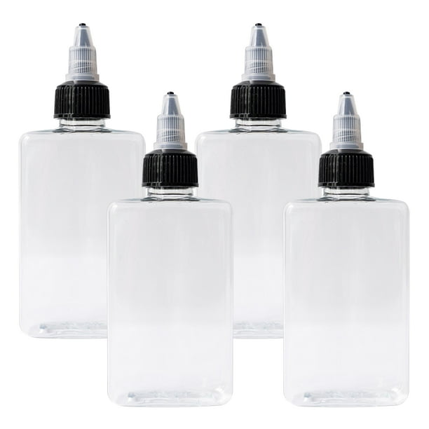 Meterk 4 Pack Outdoor Condiment Bottles Oil Bottles Seasoning Fuel Oil