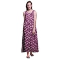 thumbnail image 1 of Bimba Chemises de Nuit en Rayonne Imprimée pour Femmes Robe Sans Manches Vêtements de Nuit Robe Maxi-TP, 1 of 5