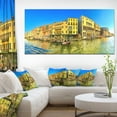 thumbnail image 1 of Panorama du Grand Canal Teinté Jaune - Impression sur Toile, 1 of 3