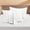 02- White (Stripe), variant on Couture Charm 2-Pack Square (20x20) Pillowcases – Peruvian Pima Cotton, Pillow Covers 20x20 Envelope Closure, Cooling, Soft & Durable, (Solid, Chocolate)