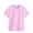 Pink, variant on Kiijoy Toddler Girls Short Sleeved Plain T Shirt Breathable Casual Solid T-Shirt,Black