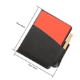 thumbnail image 2 of WASHWEPE 1 Set Football Game Accessories Red Yellow Portable PVC for Sports Enthusiasts, 2 of 8