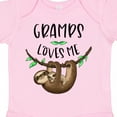 thumbnail image 4 of Inktastic Gramps Loves Me Cute Sloth and Baby Boys or Girls Baby Bodysuit, 4 of 5