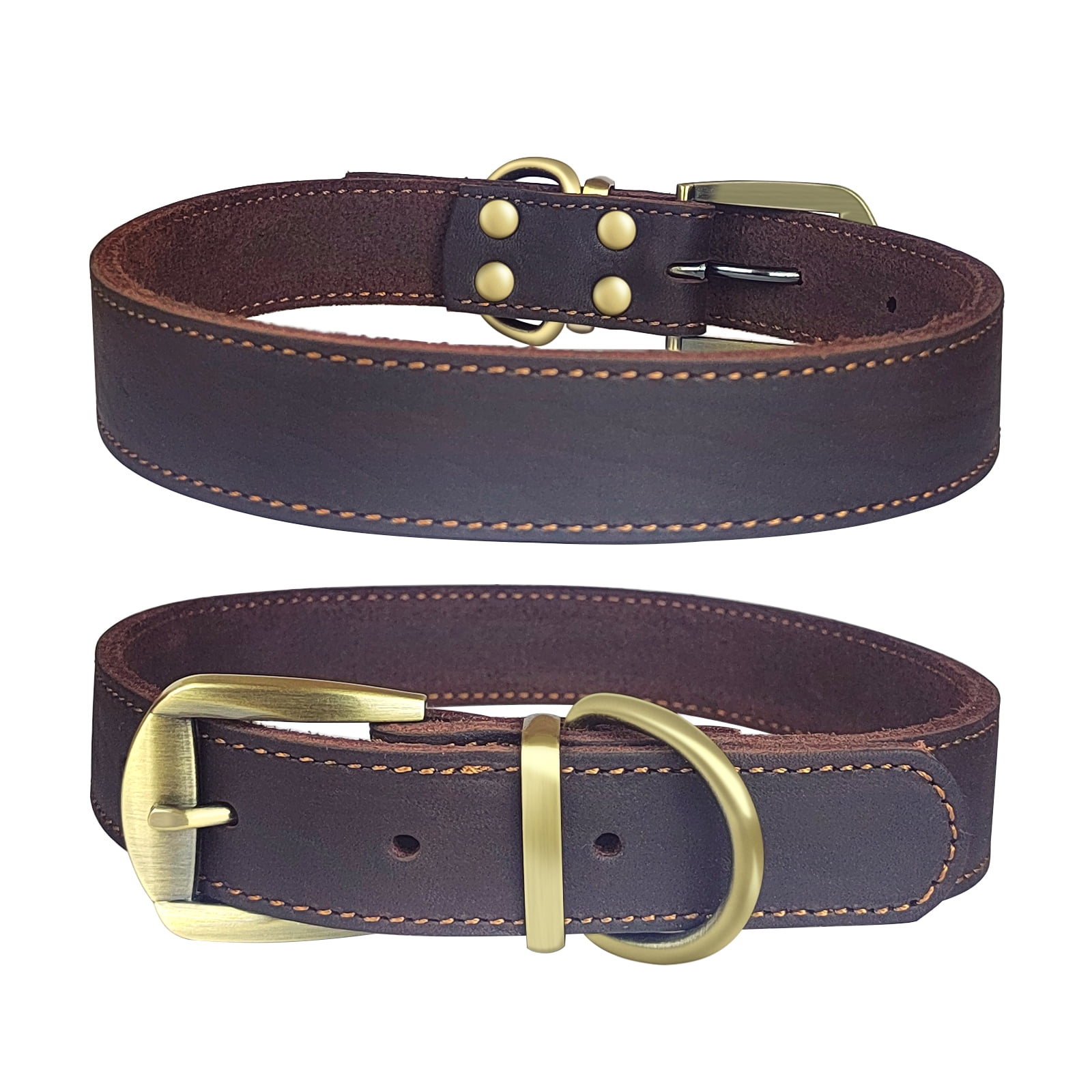 Leather dog collars walmart hotsell