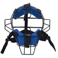 thumbnail image 1 of Full-Face Baseball Catcher Mask, Secure Fit Provides Protection and Comfort ,Does Not Obstruct View,Blue,1 x baseball face protector,Blue, 1 of 7