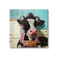 thumbnail image 4 of Stupell Industries Kitchen Baking Cow Farm Animal Apron Hair Rolls,36 x 36, Design by Lucia Heffernan, 4 of 5