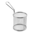thumbnail image 2 of Redempat Fried Basket with Handle Silver Stainless Grids Kitchen Utensils Chef Oil Food Colander Restaurant Bar Cooking Tools, 2 of 6