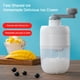 thumbnail image 5 of Máquina de afeitar hielo manual | Trituradora de hielo de manivela manual para uso doméstico – cuchillas de acero inoxidable, plástico ABS de grado alimentario, blanco, 12,5x12,5x26,5 cm, fácil de, 5 of 9