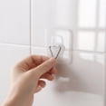 thumbnail image 4 of Invisible Plate Hangers for Wall Display,Heavy Duty Adhesive Plate Holders,Picture Hanging Hooks for Hanging Decorative Plates, Art Wall Decor,Vertical Hanging Wall Plate Hangers,1Pc(Clear,2.2x2.2"), 4 of 8