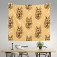 thumbnail image 2 of Sikiie German Shepherd Dog tapestry wall hanging home decor for bedrooms, living rooms, dorms 60x51in, 2 of 6