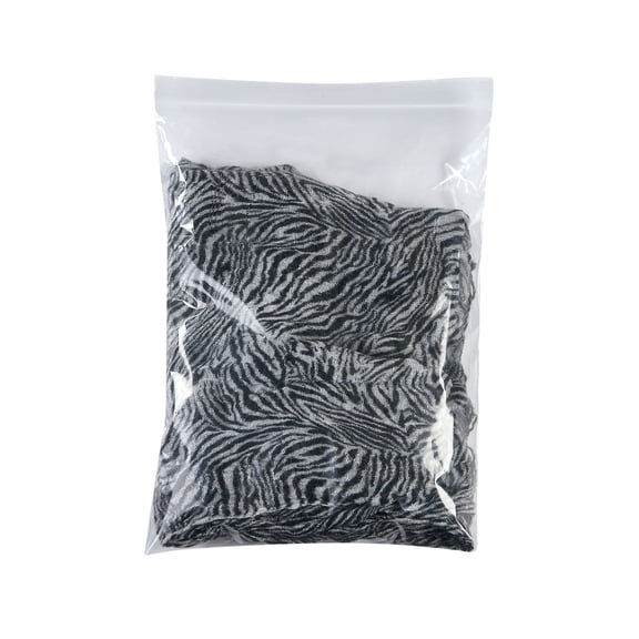 SSWBasics Resealable All Clear Plastic Bags - 9"W x 12"H - Case of 100- Cellophane Bags -