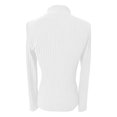 thumbnail image 4 of FYDUU Women's T Shirt Fall Tops Womens Long Sleeve T Shirts Turtle Neck Stretchy Slim Fitted Knit Shirts Lightweight Sweater Basic Layering Top Winter Top Basic Tees, 4 of 5