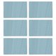 thumbnail image 1 of Manteles individuales de mesa de comedor de lino sintético, multicolores, doble capa (juego de 6 manteles individuales de 11,8 x 17 pulgadas), 1 of 5