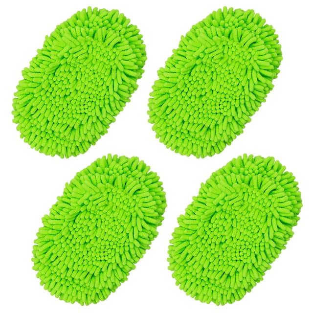 Almohadillas de trapeador reutilizables para trapeador Swiffer Sweeper, microfibra lavable para uso en seco y húmedo, paquete de 4 cabezales de repuesto para trapeador Swiffer Sweeper