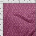 thumbnail image 3 of oneOone Georgette Viscose Pink Fabric Batik Sewing Material Print Fabric By The Yard 42 Inch Wide, 3 of 5