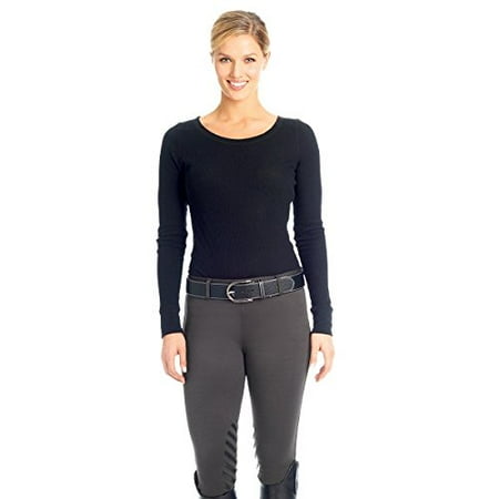 - Ovation Winter Pull On Silicone Knee Patch Breech- Ladies (XL)