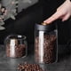 thumbnail image 4 of Granos de café, tanque sellado al vacío, recipiente hermético para extracción de aire, para uso doméstico, almacenamiento de alimentos., 4 of 5