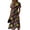 Dark Gray, variant on Halloween Midi Dresses for Women Pumpkin Ghost V Neck Horror Dresses Witch Hat Short Sleeve Spooky Sundress, XL