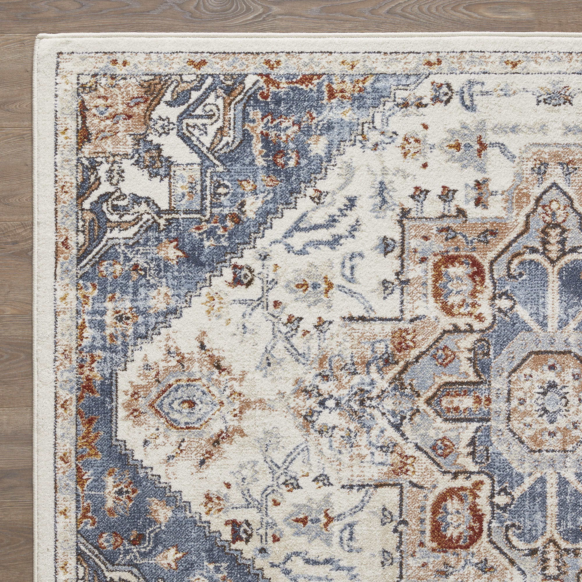 Loomaknoti Alsbrooke Obinda 4' x 6' Beige Oriental Indoor Polypropylene Area Rug