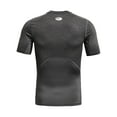 thumbnail image 6 of Under Armour Mens HeatGear Compression Short-Sleeve T-Shirt Carbon Heather 090/Black XX-Large, 6 of 6