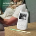 thumbnail image 6 of Video Baby Monitor with Camera, 2.7'' Screen, Night Vision, Temperature Monitoring, 8 Lullaby, 6 of 10
