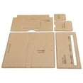thumbnail image 2 of Noref Acrylic Stencil, Wallet Template, Leather Craft Tool, Professional Leather Pattern Templates, For Leather Bag, 2 of 8
