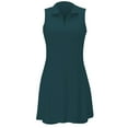 thumbnail image 3 of JBXKXYW Casual Dresses for Women Tennis Dresses for Women Dress With Shorts and Pockets for Athletic Dress Sleeveless Workout Dress Two Set With Shorts Dress Sundress Women's Dresses (A,M), 3 of 5