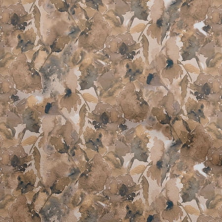 oneOone Cotton Jersey Brown Fabric Abstract Floral Sewing Fabric By The Yard Printed Diy Clothing Sewing Supplies 58 Inch Wide-2rb