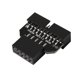 thumbnail image 1 of Placa base de computadora USB2.0 de 9 pines a USB3.0 19P Conector de panel frontal, 1 of 8