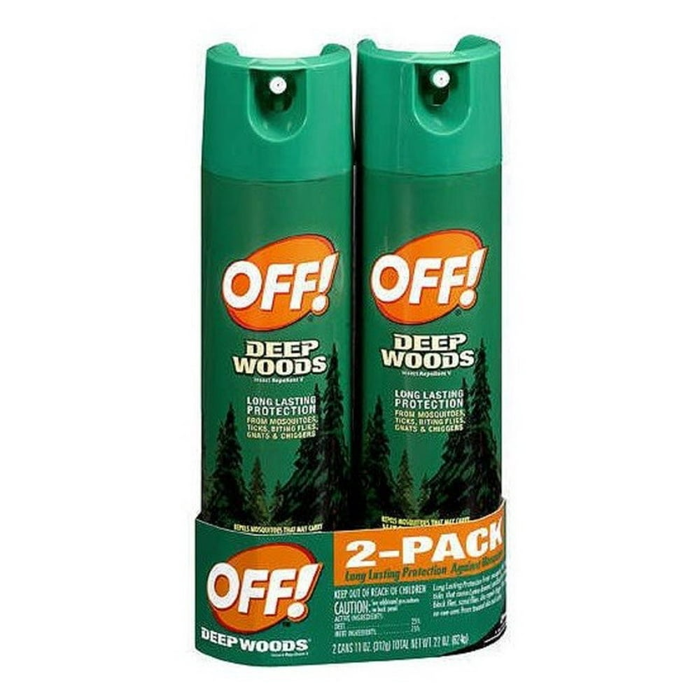 Off! Deep Woods Insect Repellent, 11 Oz, 2 Ct