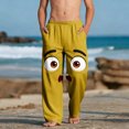 thumbnail image 2 of Pantalon de Plage Décontracté Imprimé pour Filles avec Poches Bas pour Enfants 100 % Polyester, 2 of 9