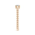 thumbnail image 3 of ANGARA Natural 0.25 Ct. Diamond Solitaire Ring in 14K Rose Gold for Women (Ring Size: 11.5), 3 of 10