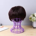 thumbnail image 2 of CNKOO Wig Stands Hat Cap Holder Plastic Storage Rack Wigs Support Tool (Black), 2 of 6