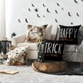 thumbnail image 3 of Sm:)e Trick or Treat Ghost Pumpkin Flowers Happy Halloween Pillow Covers 18x18 Inch Set of 2, Cushion Covers for Sofa Home Decor, 3 of 8