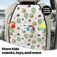 thumbnail image 5 of Kdxio Tree Squirrel Print 2 Pack Car Kick Mat Seat Cover Back Protector Mat with Pockets for Organizer Backseat Protector and Storage Anti Kick Pad for Vehicles, 5 of 9
